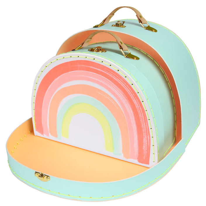 Rainbow Suitcase S/2