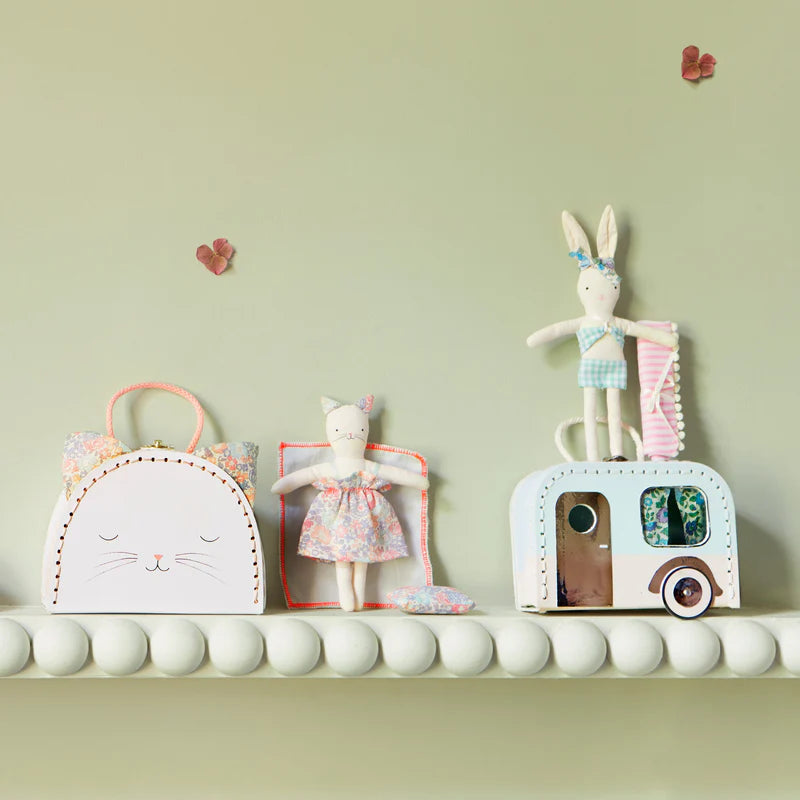 Meri Meri Caravan Mini Suitcase with Bunny