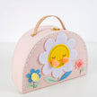 Flower Embroidery Suitcase