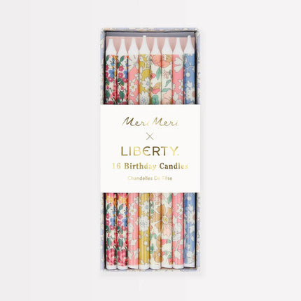 Meri Meri x Liberty Party Candles 16pk