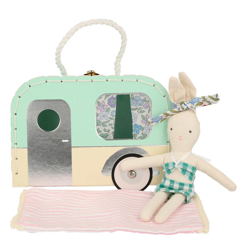 Meri Meri Caravan Mini Suitcase with Bunny