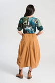 Milwaukee Marlowe Mustard Skirt in Fine Cord- Olga De Polga