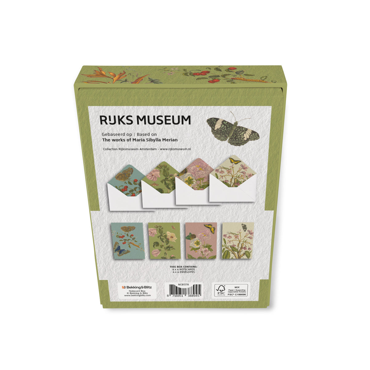 Bekking & Blitz Note Card Box - Maria Sibylla Merian, Rijksmuseum