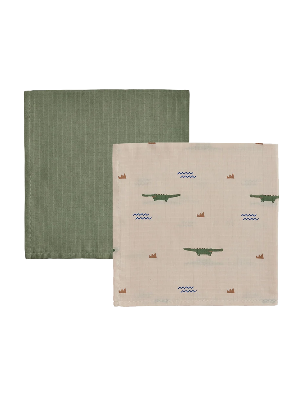 OYOY Mini Crocodile Muslin 2 pack