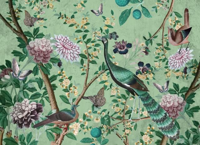 Kasteel Heeswik Chinese Wallpaper 1000 Piece Puzzle