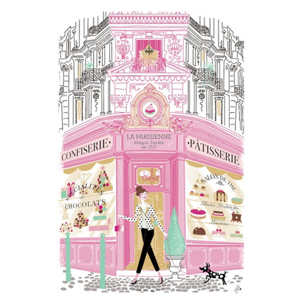 Torchon Bouchon Tea Towel - Patisserie