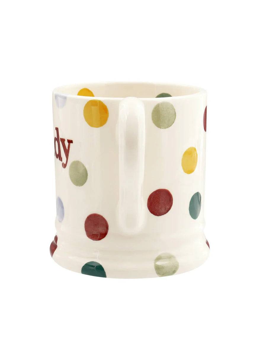 Emma Bridgewater 1/2 Pint Mug - Polka Dot Daddy