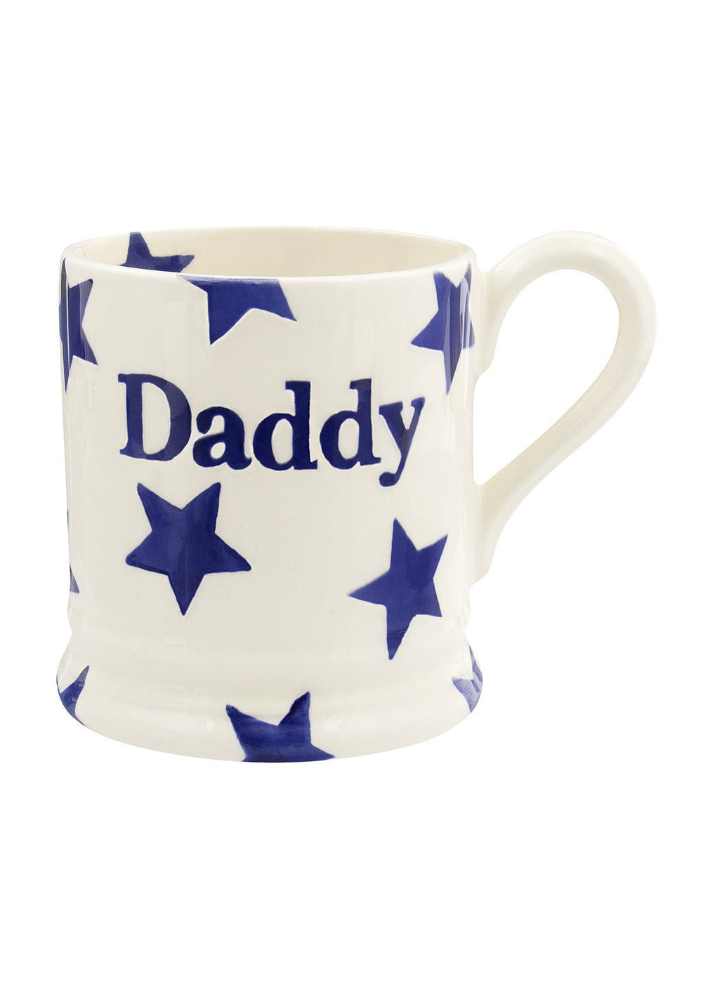 Emma Bridgewater Daddy Blue Star 1/2 Pint Mug