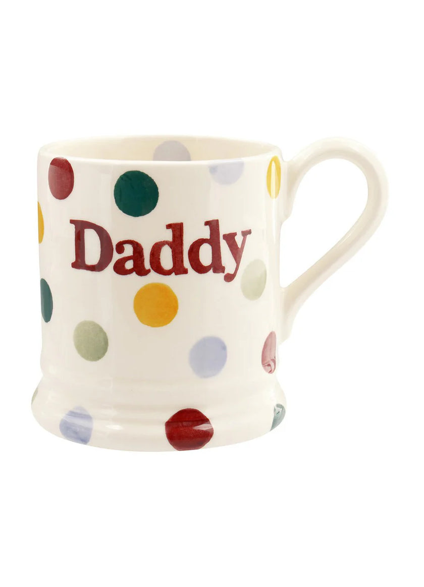 Emma Bridgewater 1/2 Pint Mug - Polka Dot Daddy
