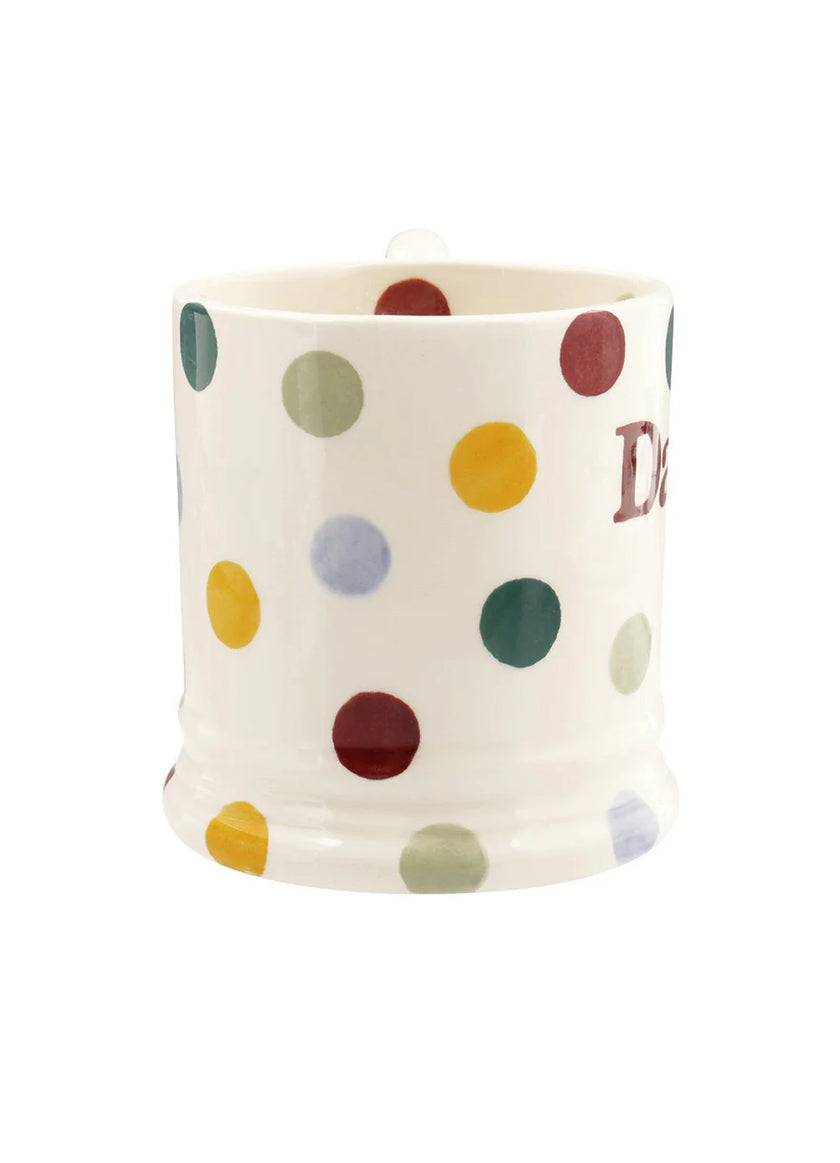 Emma Bridgewater 1/2 Pint Mug - Polka Dot Daddy