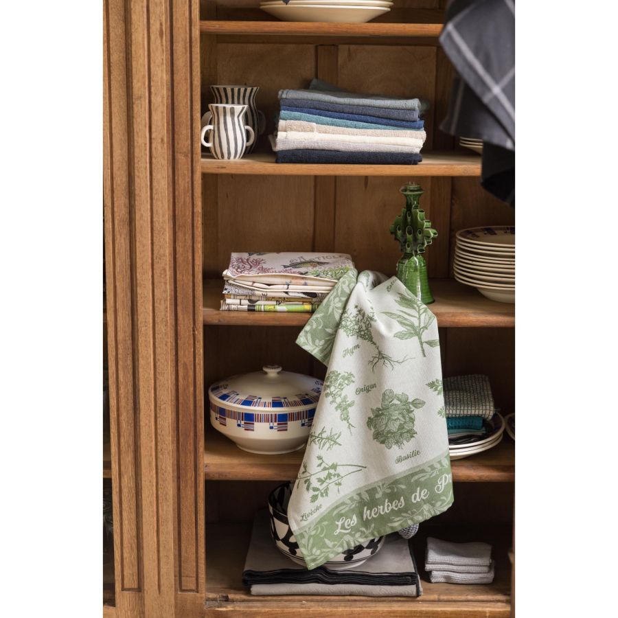 Winkler Cotton Jacquard Tea Towel Herbs