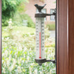Thermometer-Cast Iron with Bird