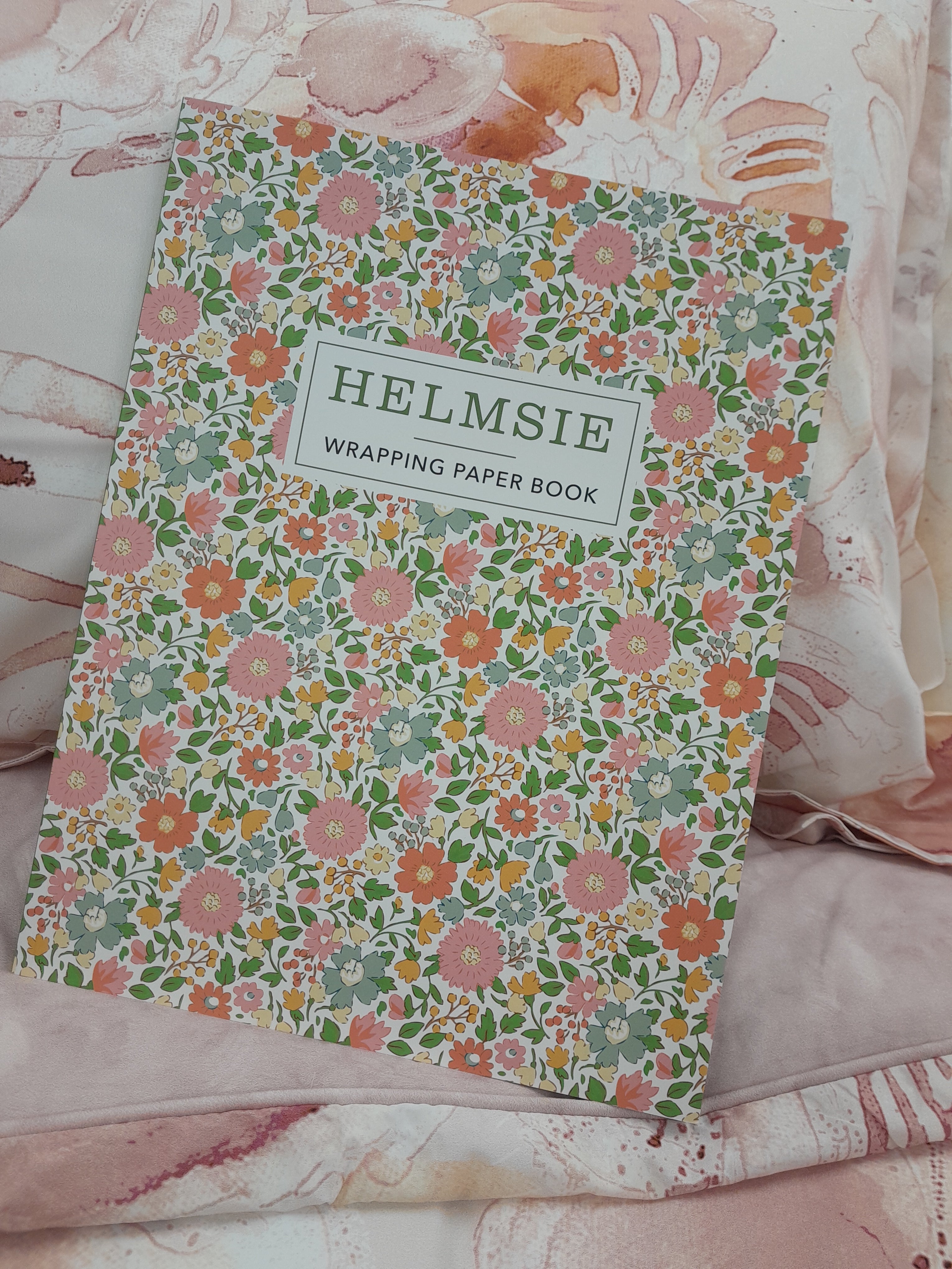 Helmsie Wrapping Paper Book | 12 Sheets & Tags
