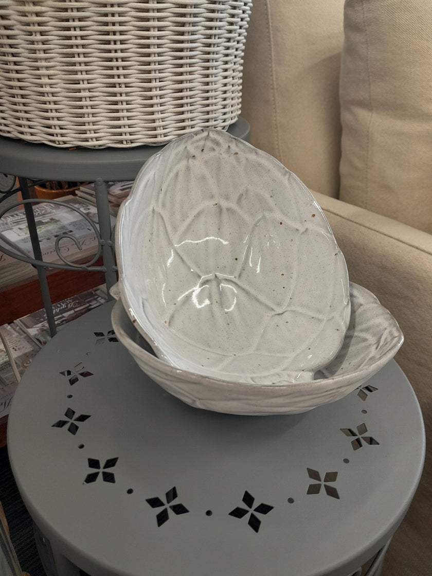 Bordallo Pinheiro Grey Artichoke Bowl 18cm