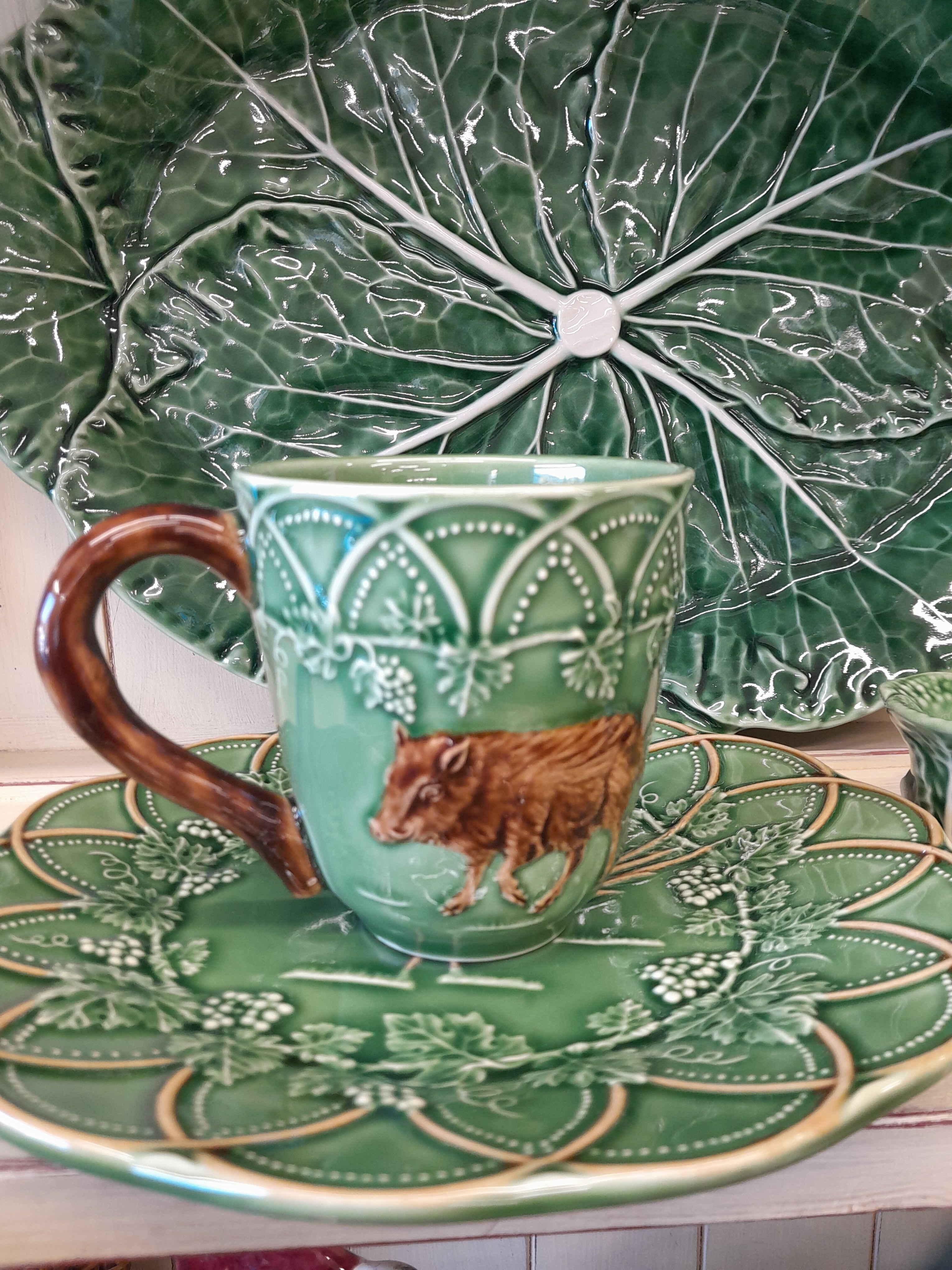 Bordallo Pinheiro Hunting Boar Mug