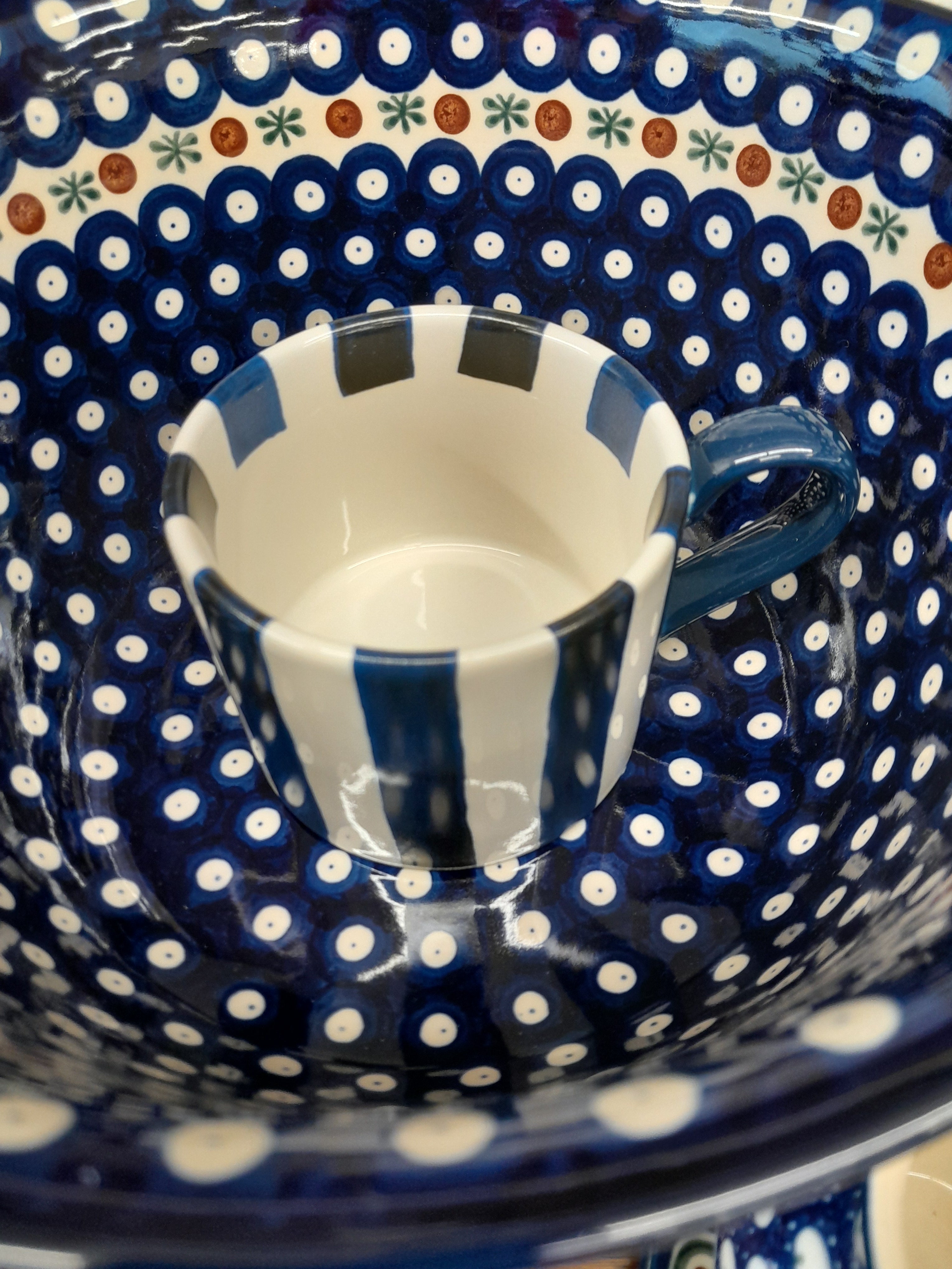 Bia Stripes Mug Blue
