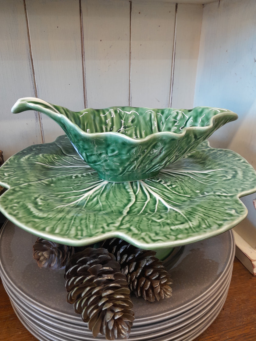 Bordallo Pinheiro Cabbage Sauceboat