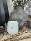 Rader Golden Leaf Porcelain Tealight Holder
