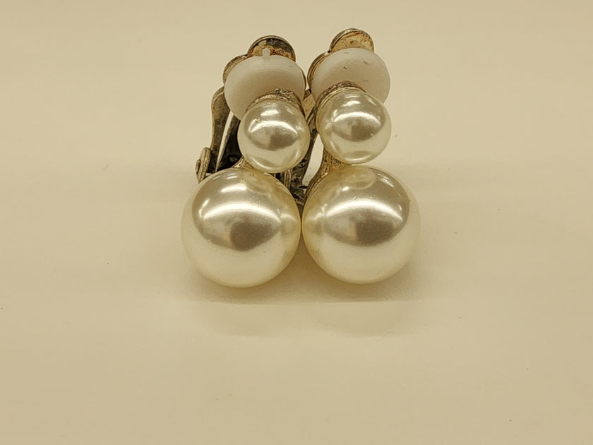 Violet Design Clip On Earrings