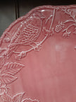 Bordallo Dark Pink, Blackberries and Bird-Charger Plate