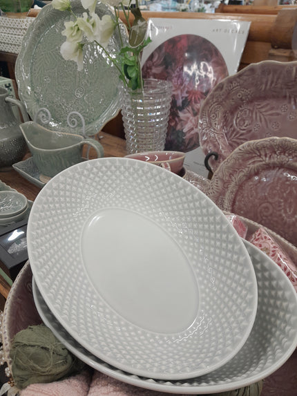 Bordallo Bicos Grey 29cm Platter