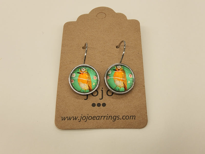 Jojo Glass Domed Dangles