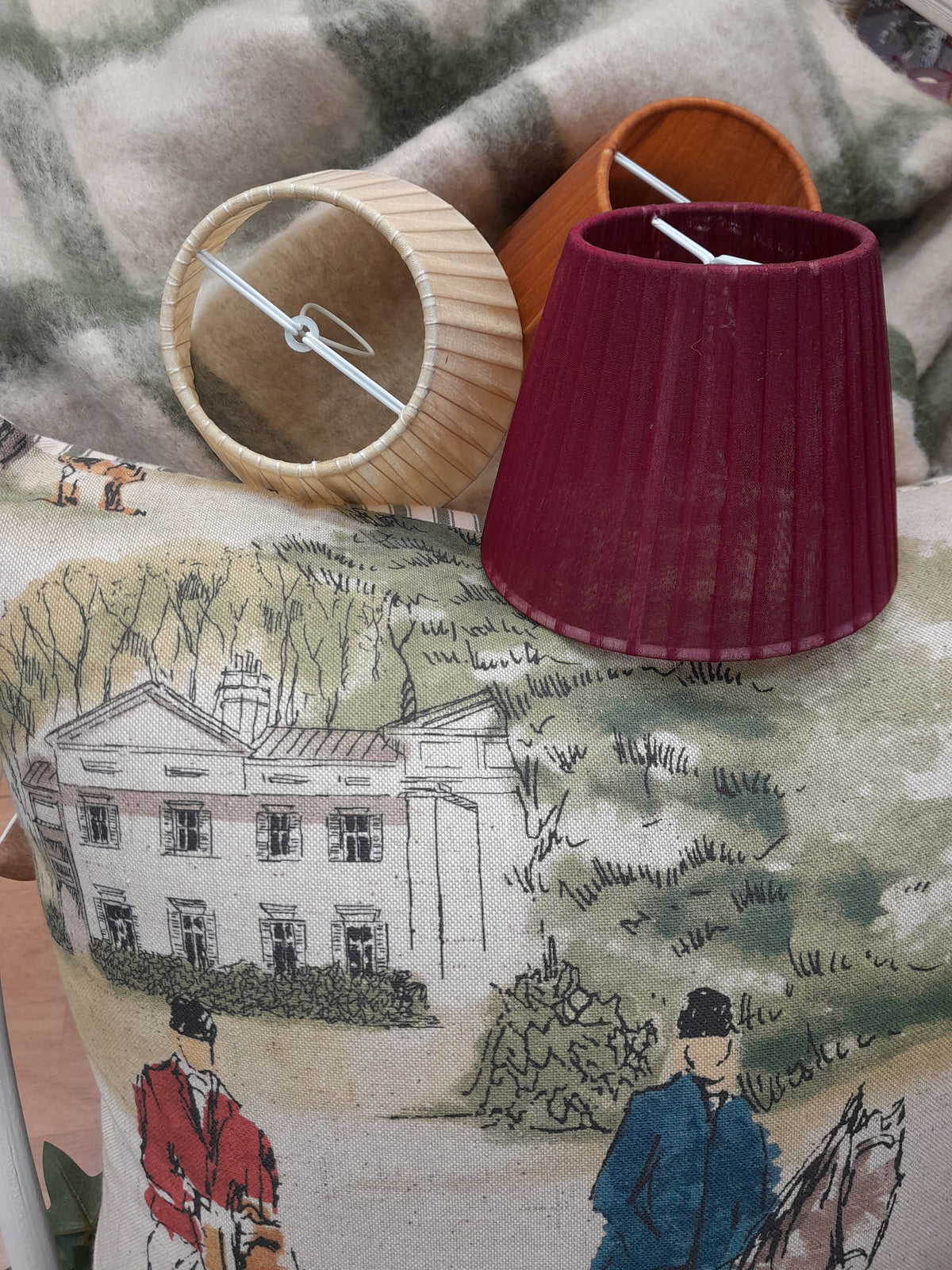 Mini Organza Ribbon Lamp Shade