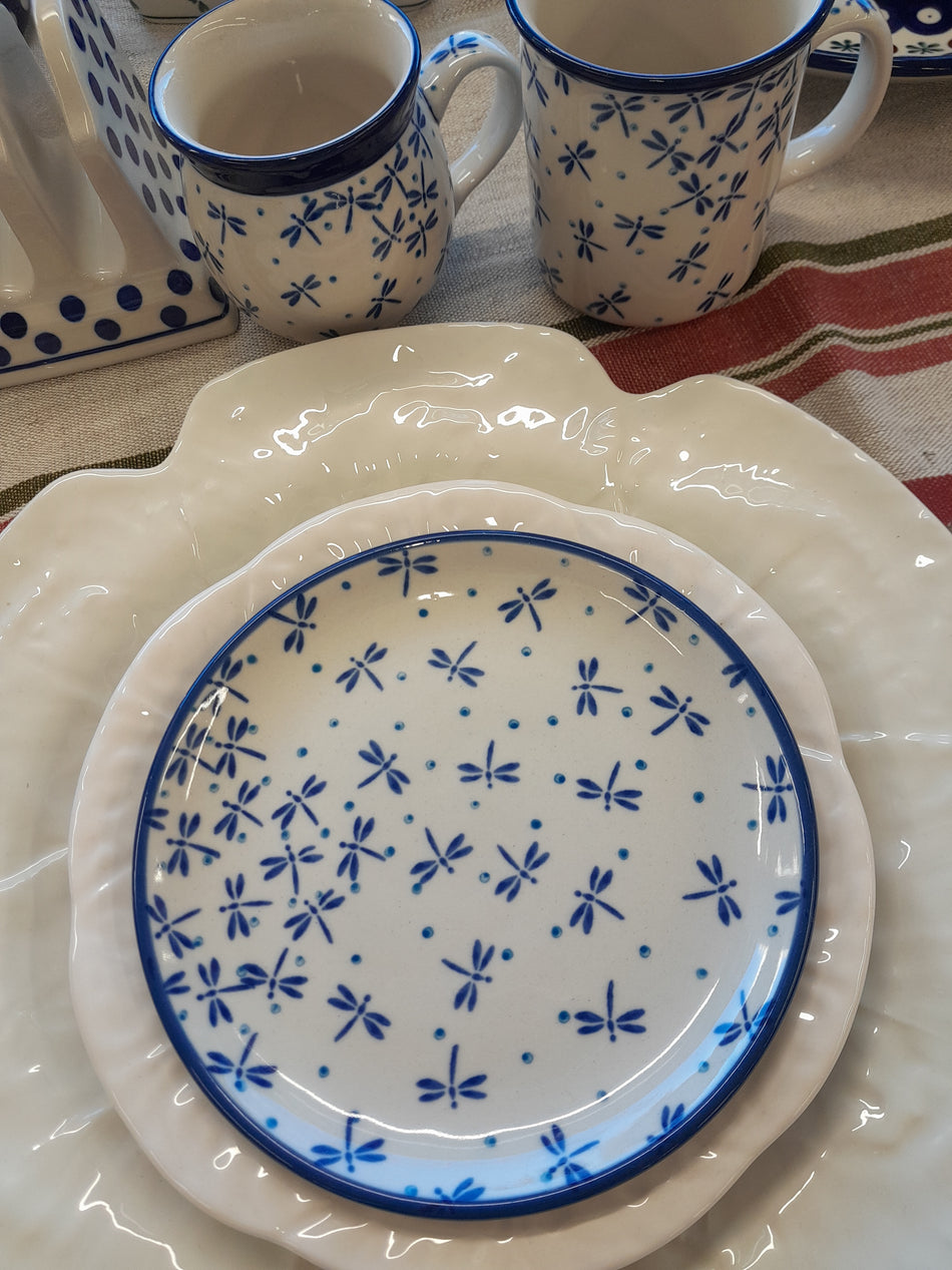 Polish Dragonflies- Bread and Butter plate
