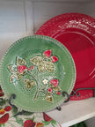 Bordallo Pinheiro Strawberry Fruit Plate 20cm