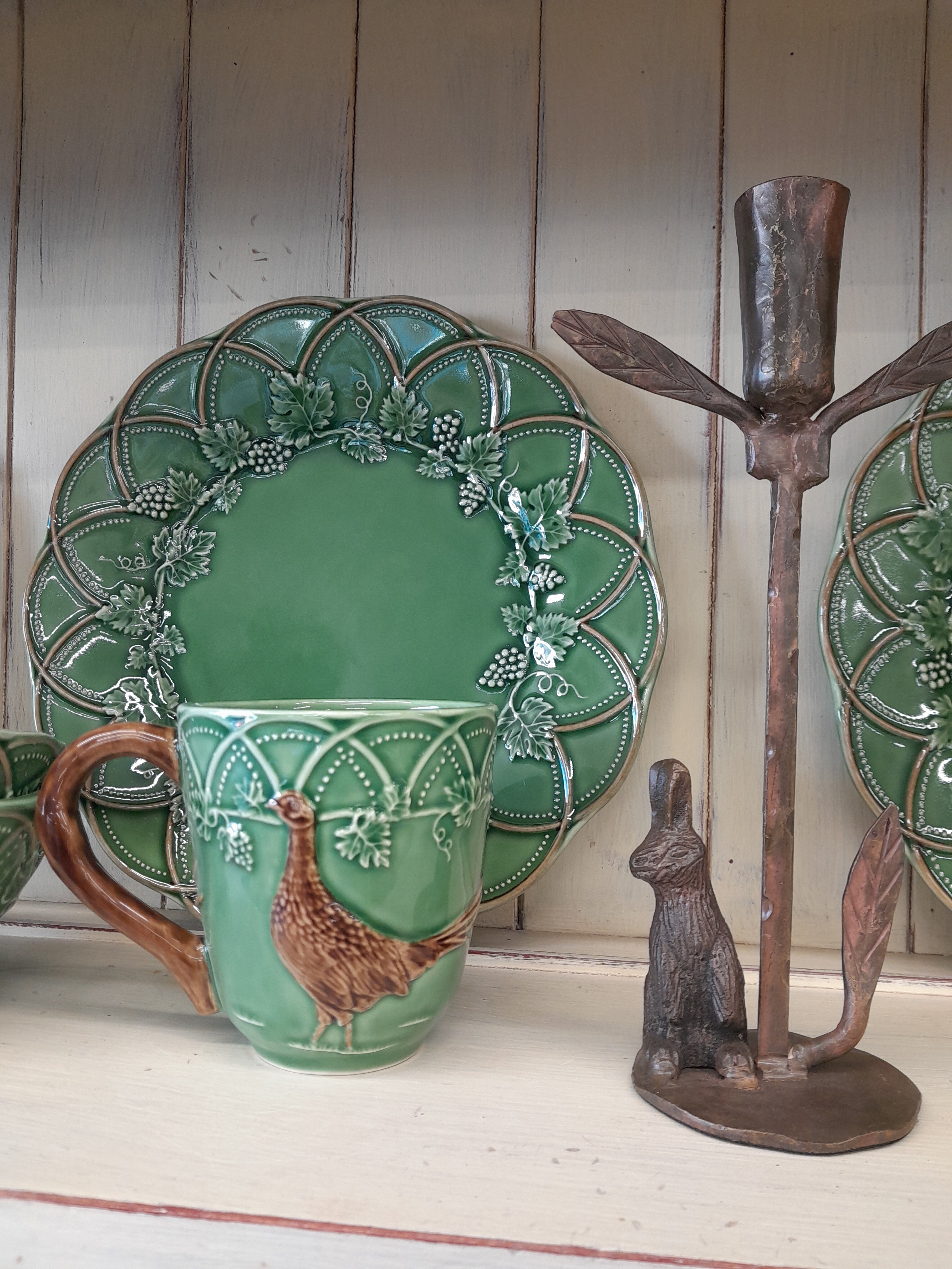 Bordallo Pinheiro Hunting Pheasant Mug