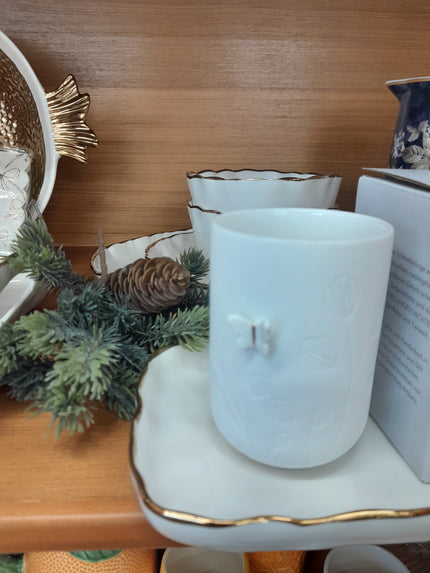 Rader Butterfly Porcelain Tealight Holder