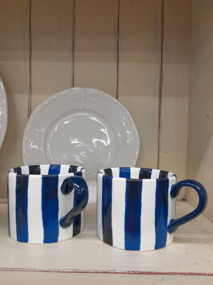 Bia Stripes Mug Blue