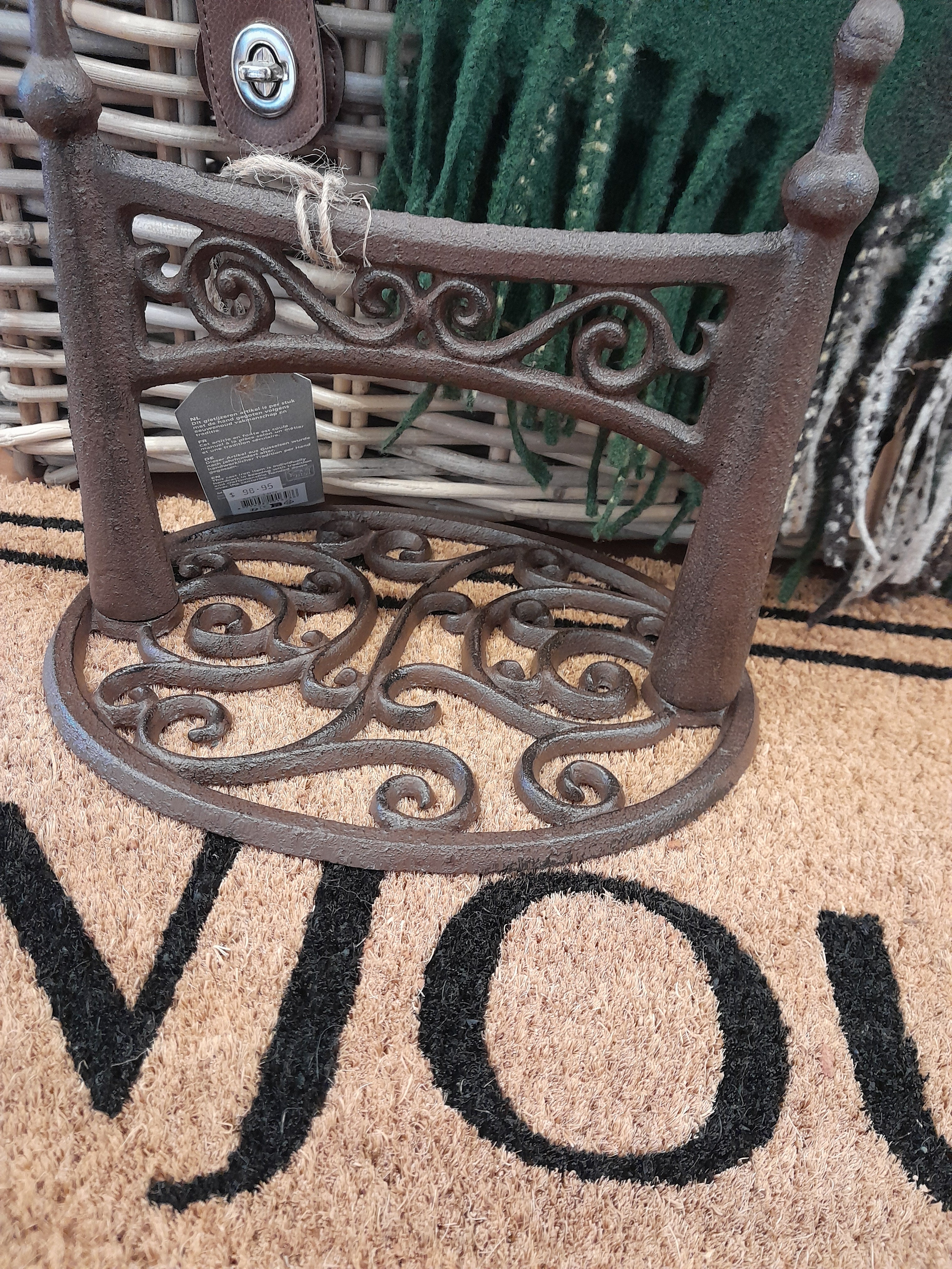 Cast Iron Ellipse Boot Scraper