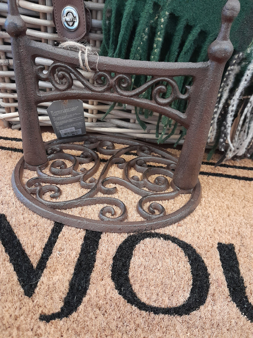 Cast Iron Ellipse Boot Scraper
