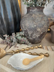 Rader Porcelain Oyster Shell with Spoon