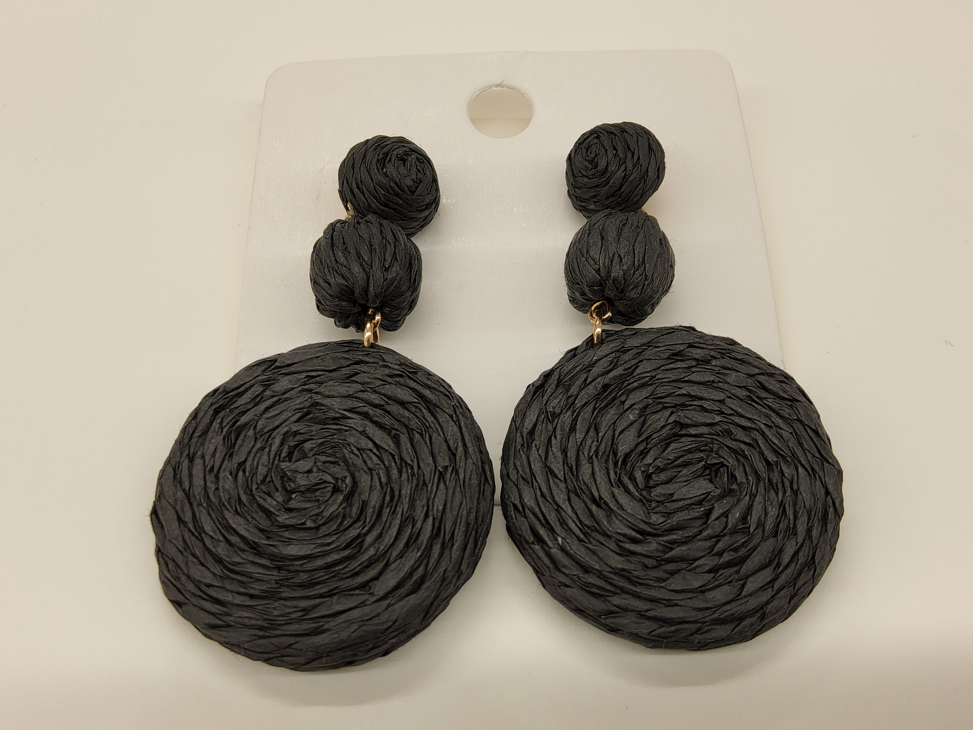 Wicker Earrings - Big Circles