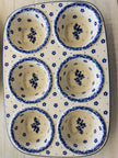 Polish Ceramics Muffin Tray - Spring