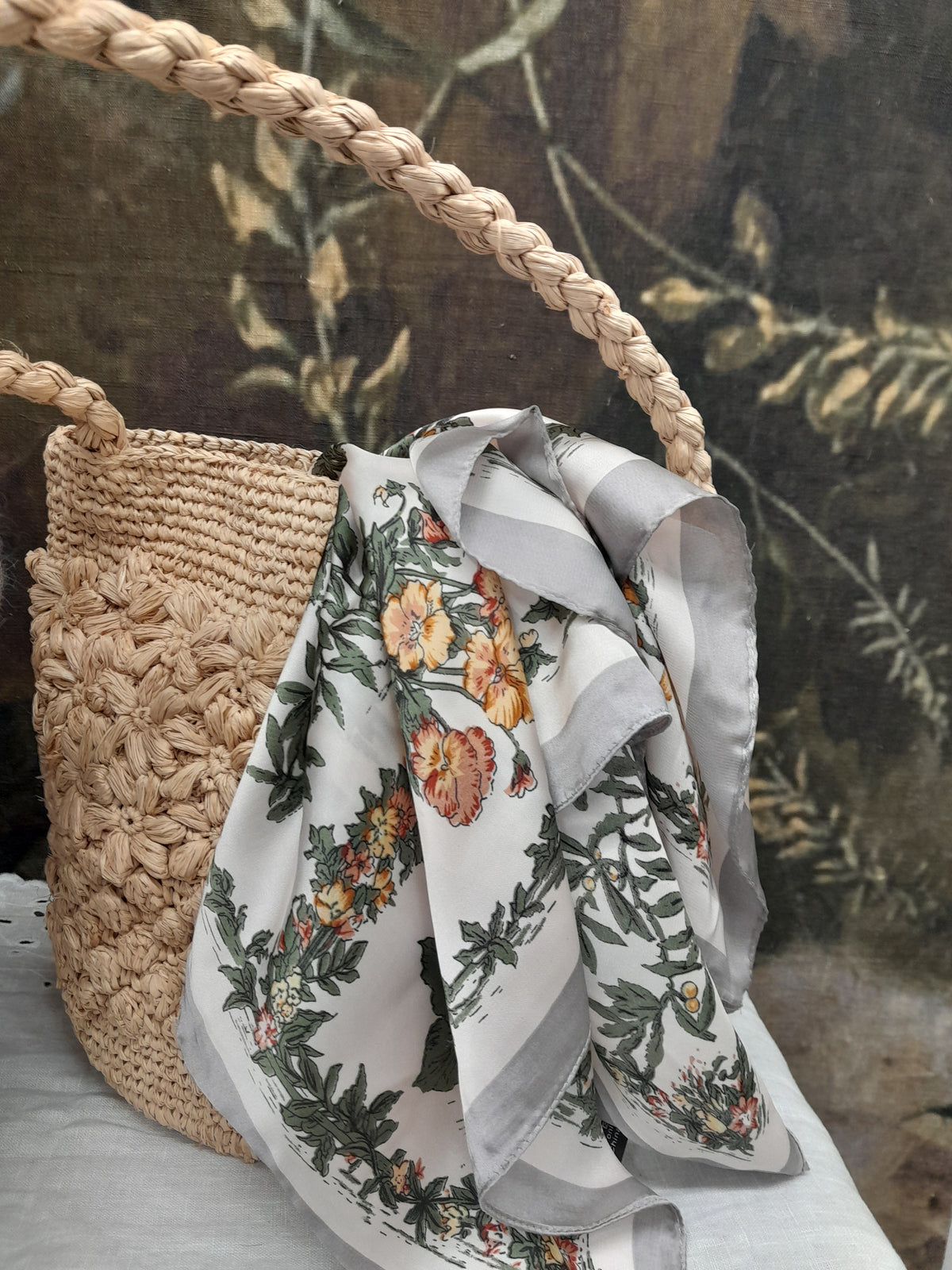 Alice & Lily Raffia Handbag – Natural