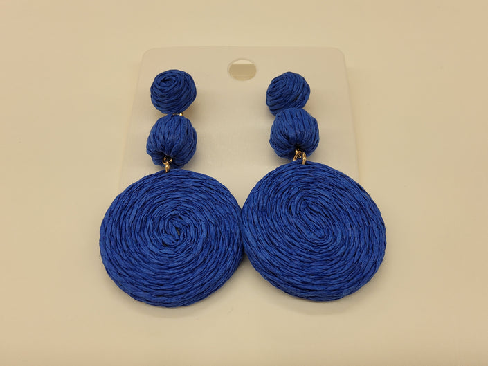Wicker Earrings - Big Circles