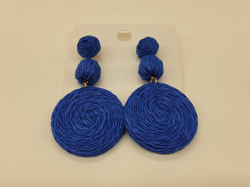 Wicker Earrings - Big Circles