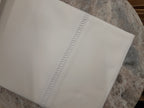 Alice & Lily Cotton Pillowcases Hemstitch White
