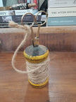 Small Vintage Bobbin with Scissors