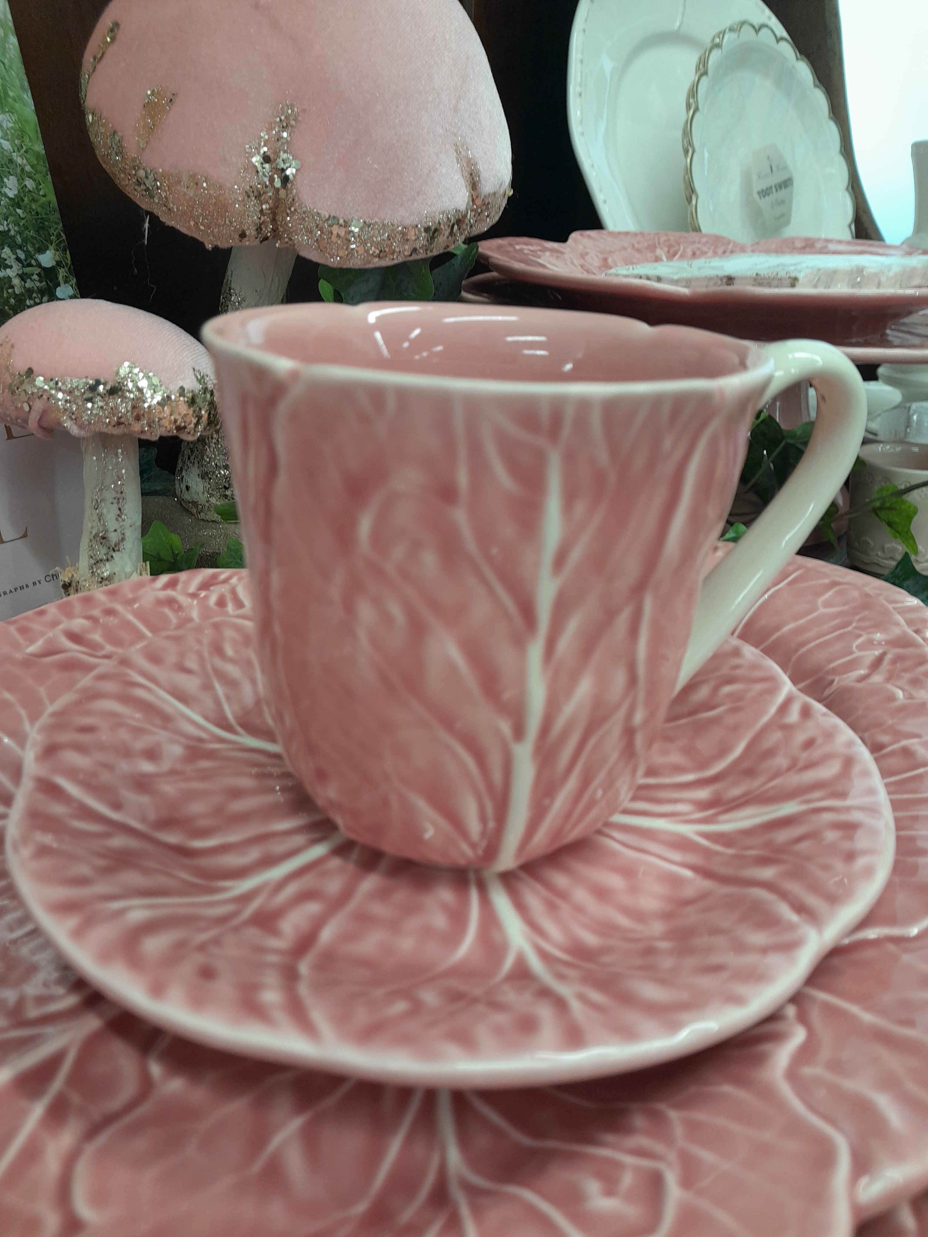 Cabbage Rose Plate 19cm-Bordallo