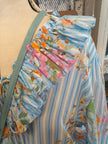 Blue Chablis Floral Frill Cotton Shirt