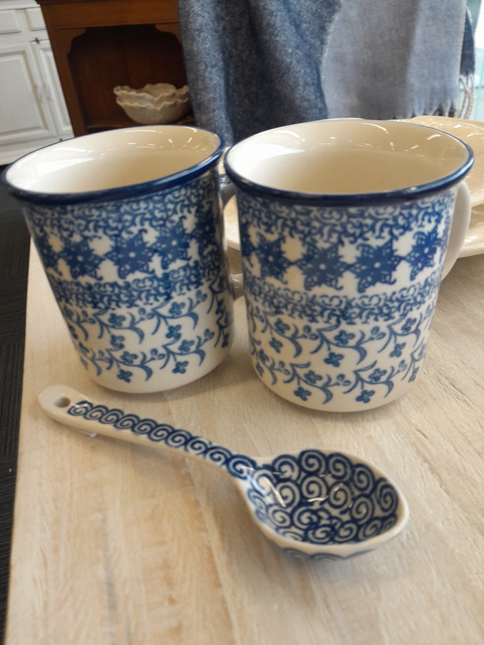 Polish Mug Fern Straight Sided