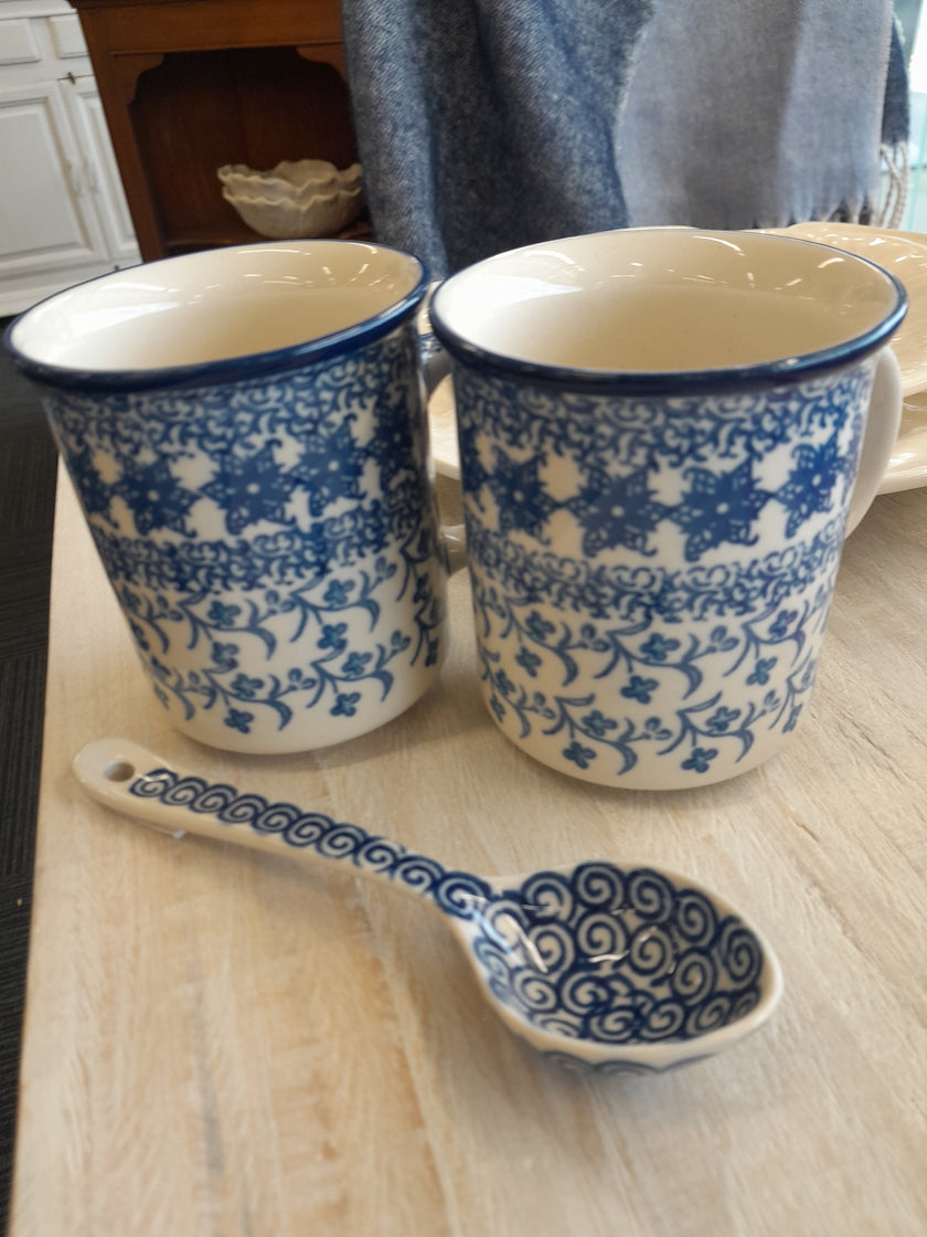 Polish Mug Fern Straight Sided