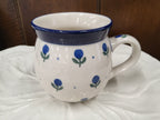 Polish Ceramics Blueberry Mug - Large Rounded