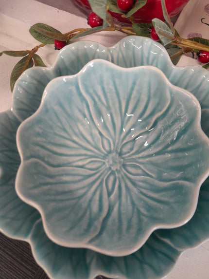 Bordallo Flora Bowl-Blue 12cm
