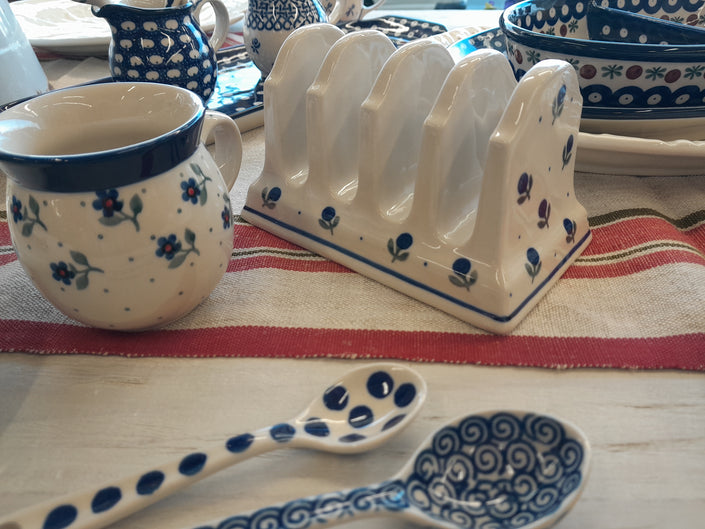 Polish Ceramics Toast Rack - Blueberry
