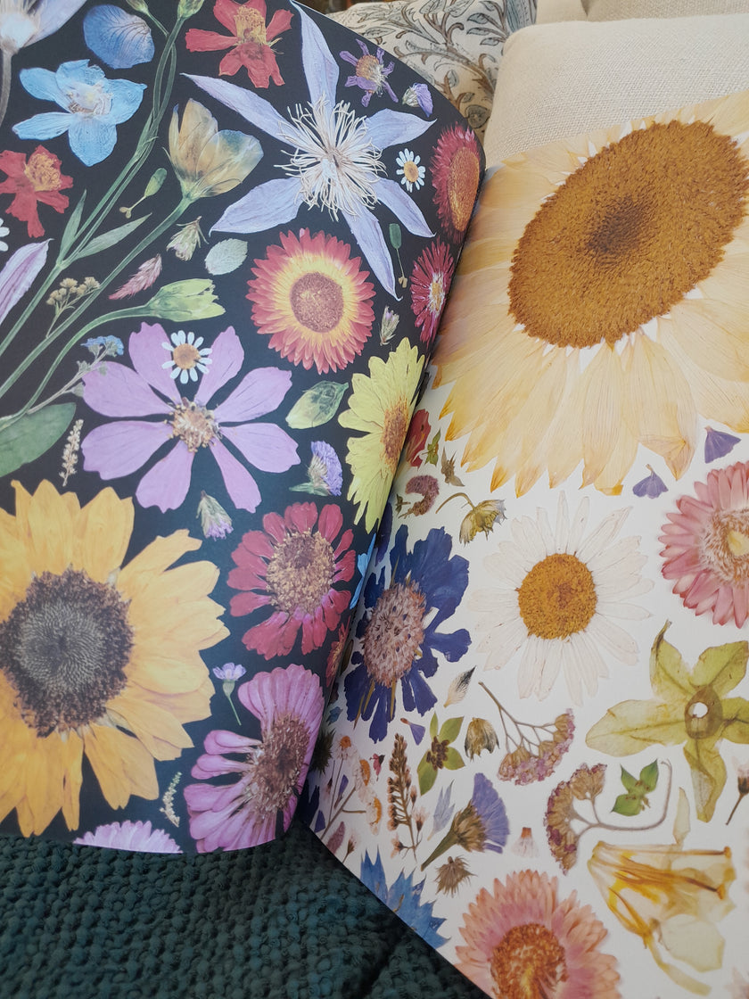 Beautiful Blooms Wrapping Paper Book | Flower Press Studio